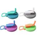 Reusable  Soda Can Straw Lids Silicone Straw Beverage Can Cover Bpa-free Cup Covers for Standard Canned Beverages Beer Juice