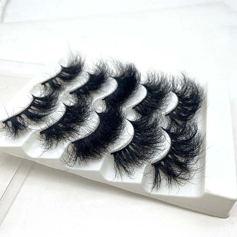 Free Sample Natural Long 25MM Real Mink Lashes Private Label Handmade Mink Lashes Wholesale 18MM Mink Lashes