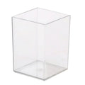 Clear Acrylic Pencil Pen Holder Cup Makeup Brush Holder Pencil Holder for Desk Stationery Organizer School Office Accessories
