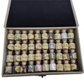 Crystal Crafts Chips Bottle Carved Crystal Tumbled Stone Gift Box for Gift