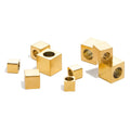 3mm 4mm 5mm Stainless Steel Cube Spacer Beads Square Loose Beads for Bracelet Jewelry Making Necklace Accessories
