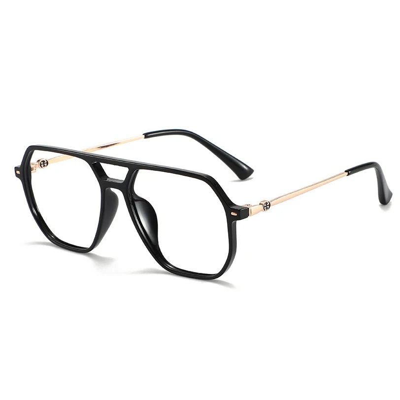 Computer Gaming Blue Light Glasses Vintage Frame Eyeglasses Frames for Men Doubleflip Custom Blue Light Blocking Glasses