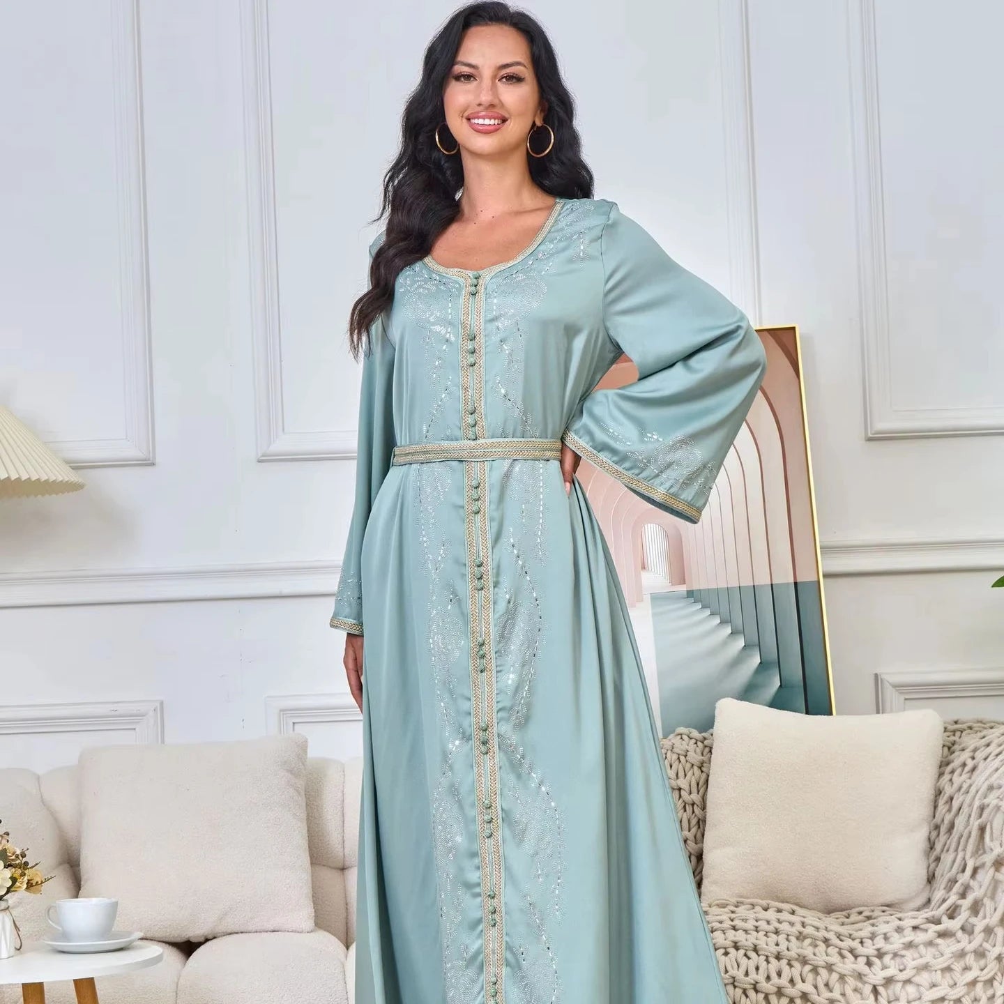 Beautiful Ramadan Muslim Women Islamic Clothing for Women Muslim2 024