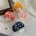 Yi YHJ Women's Customize Hair Accessories Small Cute Fashion Mushroom Clip Acetate Claw Clips Hair Claw for Woman Wholesale
