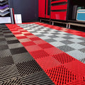 High Strength Car Garage Floor Grate Plastic Modular Interlocking Tiles 40*40cm Pp Garage Floor Tiles