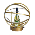 Customized Logo Hennessy Rechargeable Controlled Logo and Round LED Bottle Presenter Carrier Glorifier Display for Night Club