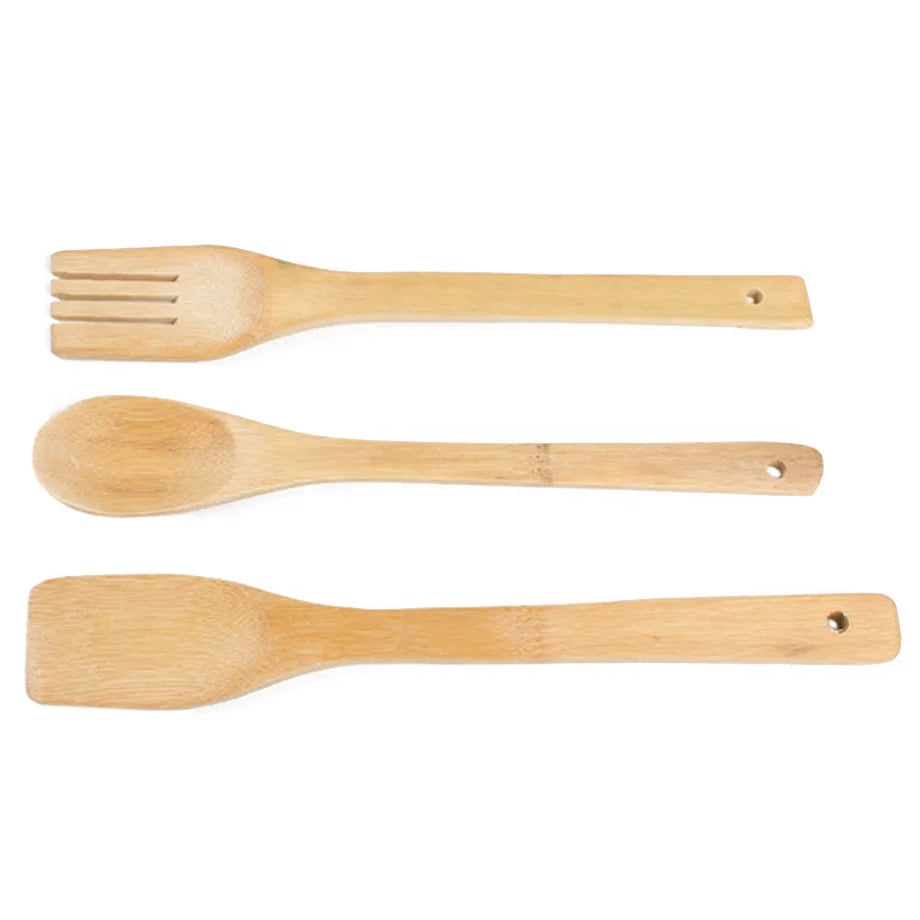 Customized Small Household Kitchen Utensils Non-Stick Bamboo Logocomplete New Wholesale