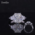 Starsgem Lab Diamond 14k Gold Ring 2ct Radiant Cut VVS HPHT CVD Lab Grown Diamond Engagement Ring