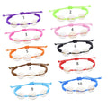 10 Colors Handmade Boho Hawaiian Summer Beach Cowrie Shell Ankle Bracelet Adjustable White Natural Sea Woven Shell Bracelet