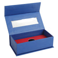 Personalized Magnetic Close Clear Packaging Cloth Women Dresses Casual Blue Paper Boxes Inserts Matt Lamination Rectangle Shape