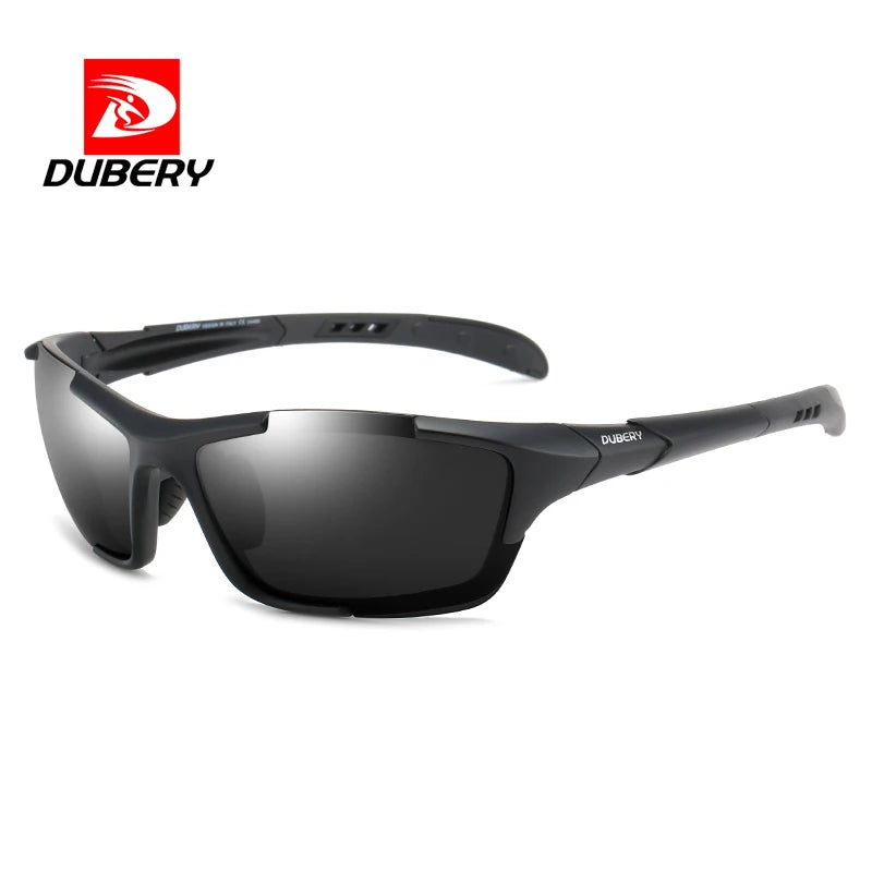 DUBERY Official Store 2026 Men Cycling Sunglasses Fashion UV400 Polarized Sports Rider Sunglasses with PC Frame
