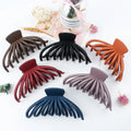 Hot Selling Resin Women Brushed Claw Grip Multi Colorful Hair Clip Accessories Fashion Korean Style Hair Decoration