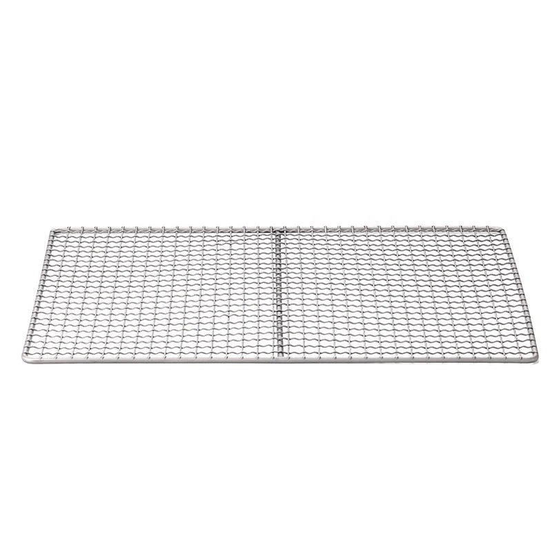 Outdoor Camping Stove Titanium Grill Plate Titanium Grill Net Charcoal Barbecue Plate