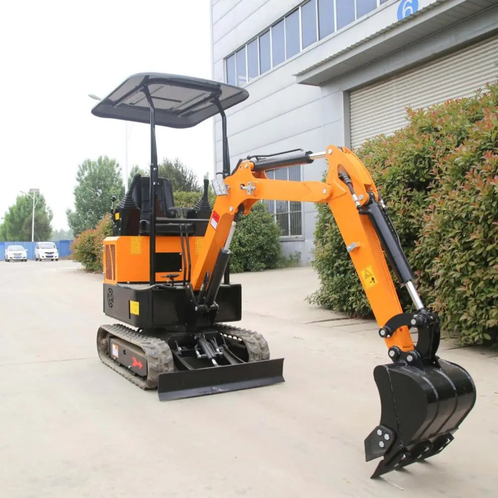 1000kg Mini Excavator 1 Ton With Breaker Hammer Trailer Hydraulic Crawler Mini Escavator Price Manufacturers