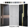 European Style Hotel Villa House Exterior Security Doors Metal Stainless Steel External Smart Lock Front Doors