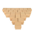 Wholesale Size Recyclable Brown Gloss Laminatio Gift Rigid Lid and Base Box Jewelry Packaging Shipping Packing  Mailing Box