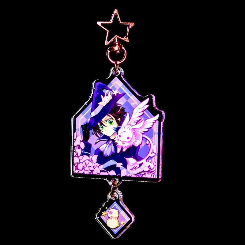 Acrylic Holographic Keychain Glitter Custom Keychain Acrylic Keychain Charms