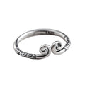 Factory Wholesale Retro Style 925 Sterling Silver Hoops Open Rings for Women Vintage Jewelry Accessories Rings