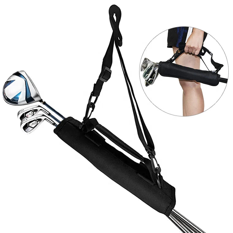 Golf Sunday Bags with Adjustable Strap Lightweight Shoulder Golf Club Travel Carry Bag Sunday Bag