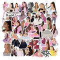 50Pcs New Style Ariana Grande Personalized Singer Graffiti Stickers for Girl Laptop Bottle Phone Waterproof Custom Label