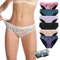 Wholesale Printing Teenager 4 Layer  Leak Proof Mid-Rise Absorbent Period Panties Women Period Underwear Girls Menstrual Briefs