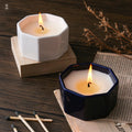 2022 Unique Small Octagon Handmade Scented Candle Jar Aromatherapy Soy Wax Flakes for Candle Making Holiday Thanksgiving