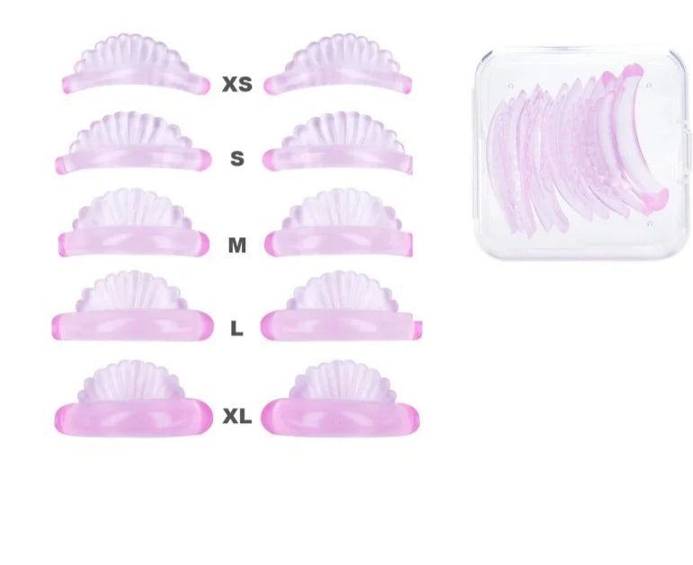 Private Label Glue Free Eye Lash Lift Shield Japan Korean Eyelash Extension Perm Pad Self Sticky Eye Lash Lift Rod