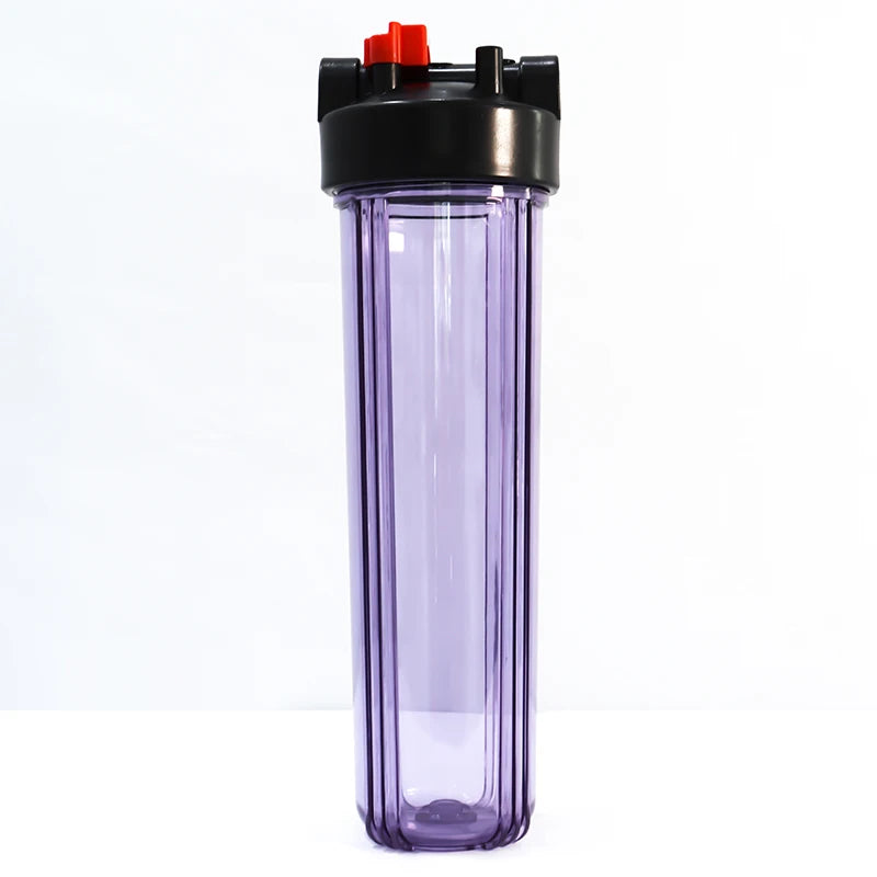 20 Inch Transparent Purple Filter Housing Pure Water Direct Drinking Water for Household and Industrial Use
