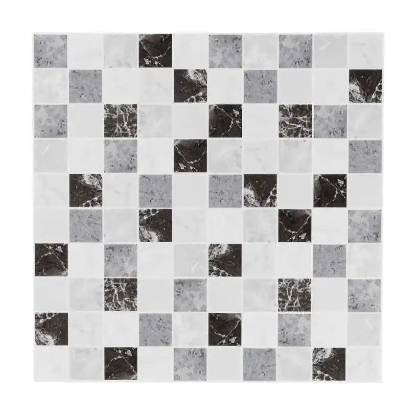 Jinyi Custom Design Mosaic Marble Ceramic Auto Self Adhesive Self-adhesive Water Proof Vinyl PVC Plastic Tile Floor Plank Board