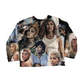 Custom Printed Woven Akatsuki Jacquard Tapestry Hoodie New Design Anime Fashion Sweater Spring Season Men's Polyester/Cotton