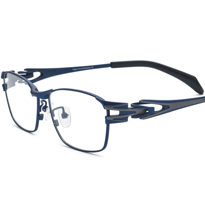 Pure Titanium Glasses Frame Prescription Eye Glasses for Men Square Eyeglasses Myopia Optical Eyewear