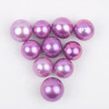 Wholesale 15colors 9-13mm AAAA Grade Loose Freshwater Edison Pearl Round Shape No Hole Bead for Pearl Party