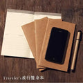 95*165mm Pocket Kraft Paper Notebook Blank Dot Grid Notepad Diary Journal Traveler's Refill Planner Organizer Filler Paper