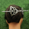 Vintage Viking Nordic Hairpin Summer Wave Hair Stick for Women Girls Jewelry Gifts