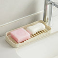 HOT SALE Silicone Soap Dish Kichen Sttorage Tray Soap Sponge Holder for Shower Bathroom Use Versatile Soap Dishes