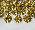 18mm Floral Jewelry Finding Assembled Brass Flower DIY Craft Supplies