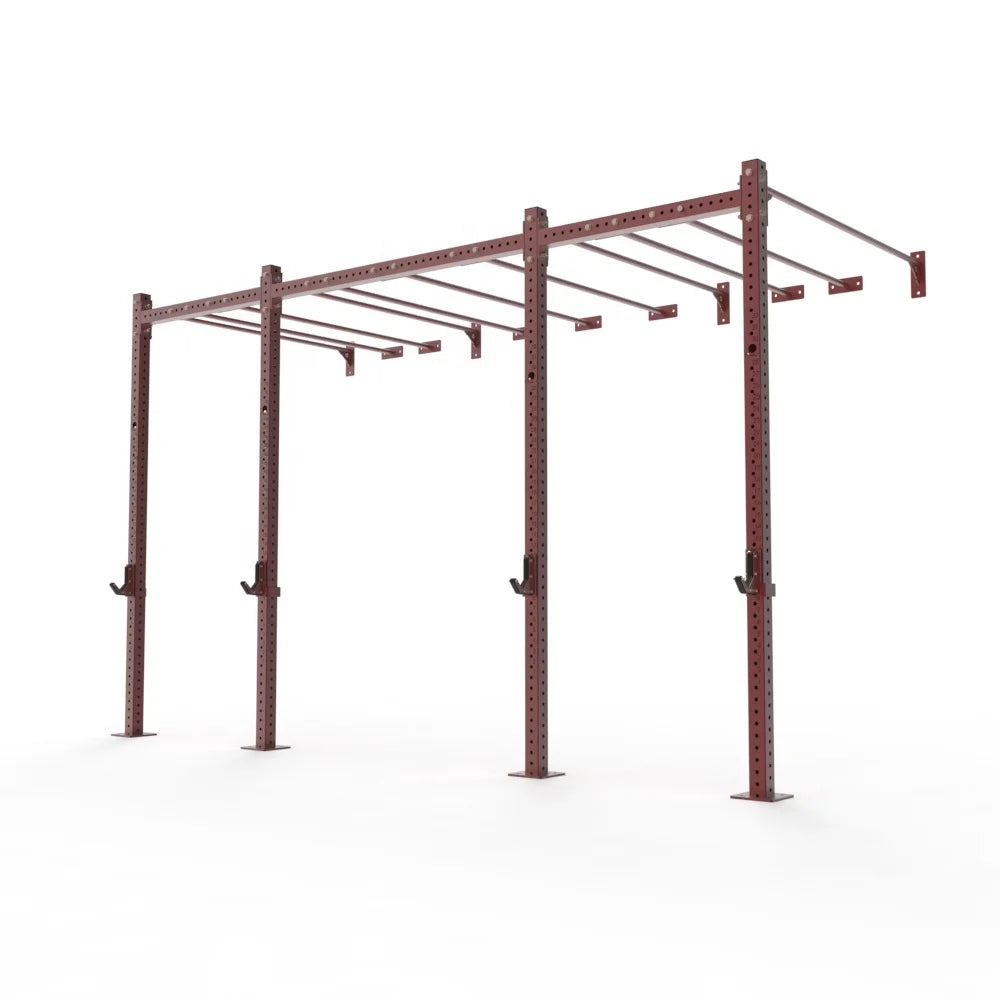 Sunshine Monkey Rack Cross Fit Rig Multi Function Gym Heavy Duty Power Rack Half Squat Rack Monkey Bar Commercial Use Steel Tube