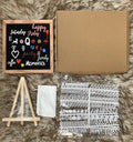 Hot Sale 10x10 Inches Natural Oak Wood Frame Custom Color Felt Letter Board for Home Decor