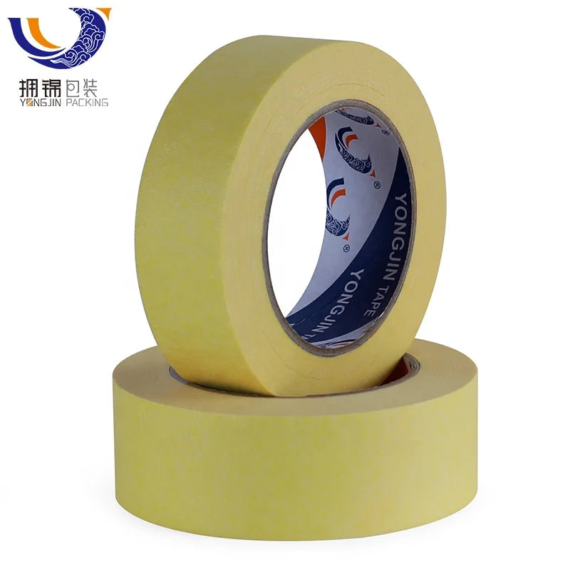 Arts and DIY Crafts Automobile Jumbo Roll Indoor Heat-Resistant Rubber Single Sided Masking Tape for Car Decoration