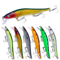 Wholesale 12cm 13.6g ABS Artificial Hard Stick Baits Saltwater Sinking Minnow Fishing Lures Freshwater Fish River Lake Stream