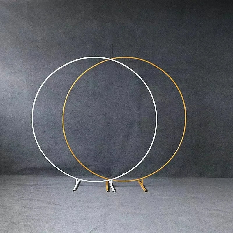 2023 New Arrival Luxury Metal Gold Arch Balloon Stand Kit Circle Balloon Arch Kit Party Decoration Supplier Made of Durable Iron