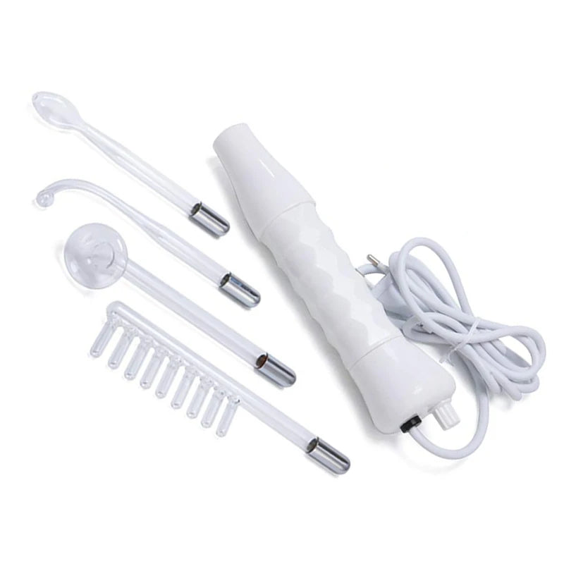 Portable Multifunctional Handheld Electrotherapy Skin Care Galvanic High Frequency Wand Facial