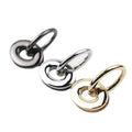 The Handbag Metalware Oval Shape Wrist Handle Buckle Bag Handle Hardware Accessories