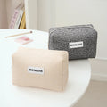 Portable Durable Polyester Clutch Makeup Bag Letter Pattern Zipper Closure Medium Capacity for Fashion Travel Use Girls Women