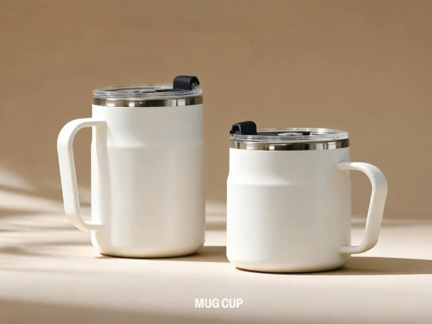 420ml 520ml Blank Stainless Steel Travel Mug Coffee Tumbler Water Bottle with Handle Custom logo Coffee Mug