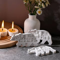 Diy Glue Mold Polar Bear Decoration Plaster Aromatherapy Candle Silicone Mold Tabletop Decoration