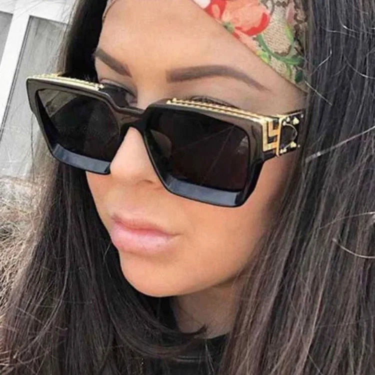 Lbashades 86229 Wholesale Custom logo Luxury Designer Oversized Sun Shades Durable UV400 Fashion  Men Women Sunglasses