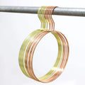 Hijab Hangers Circulaire Multi Functional Metal Steel PVC Gumming Round Ring White Black Tie Silk Hijab Scarf Hanger