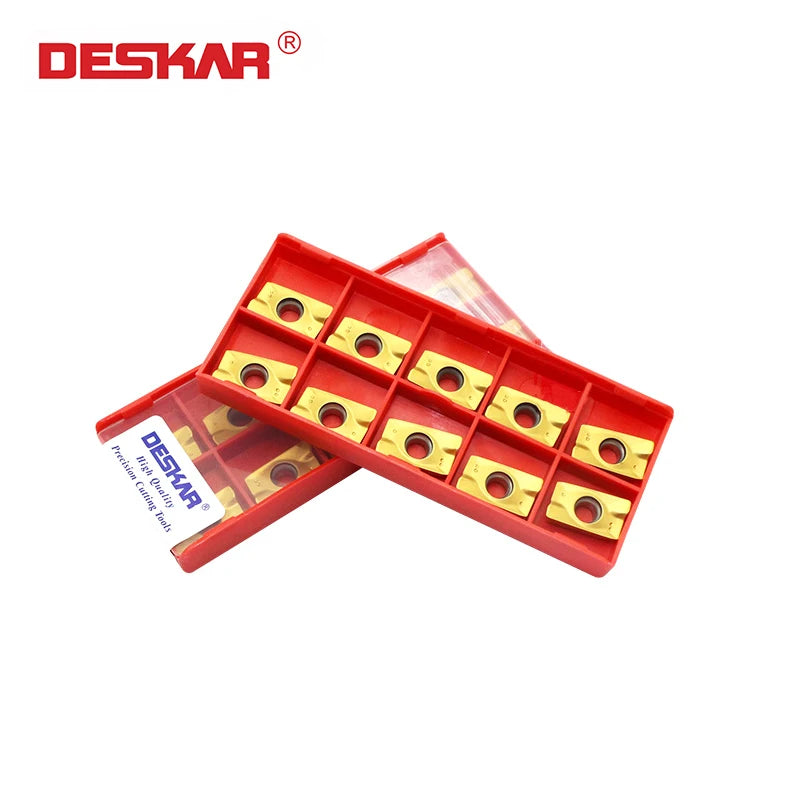 DESKAR CNC Lathe Carbide Inserts Turning Tools Machining Milling Cutter Blade APMT1605PEER-XM LF6028