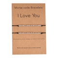 Personalized Stainless Steel I Love You Couples Bracelets Long Distance Relationships Couple Bracelet Pulsera Para Parejas